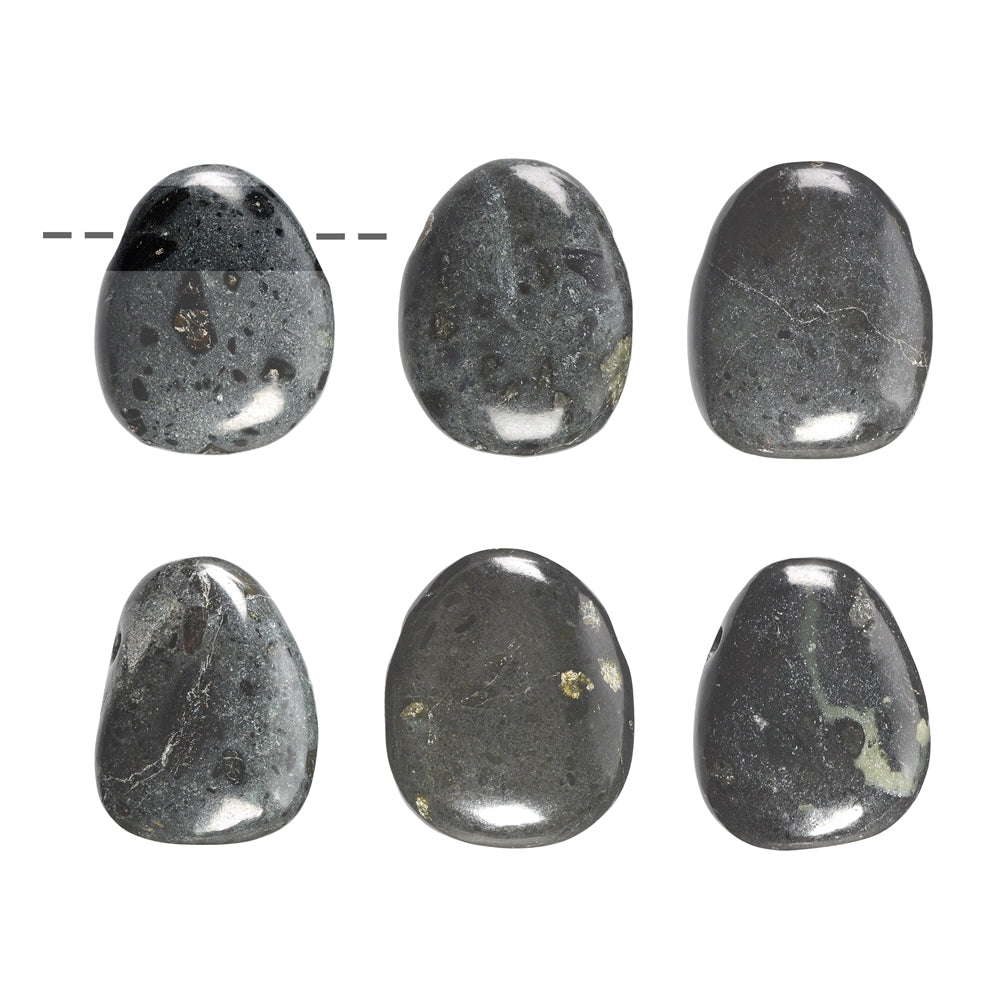 Trommelstein Kimberlit gebohrt - MeinSchmuckShop