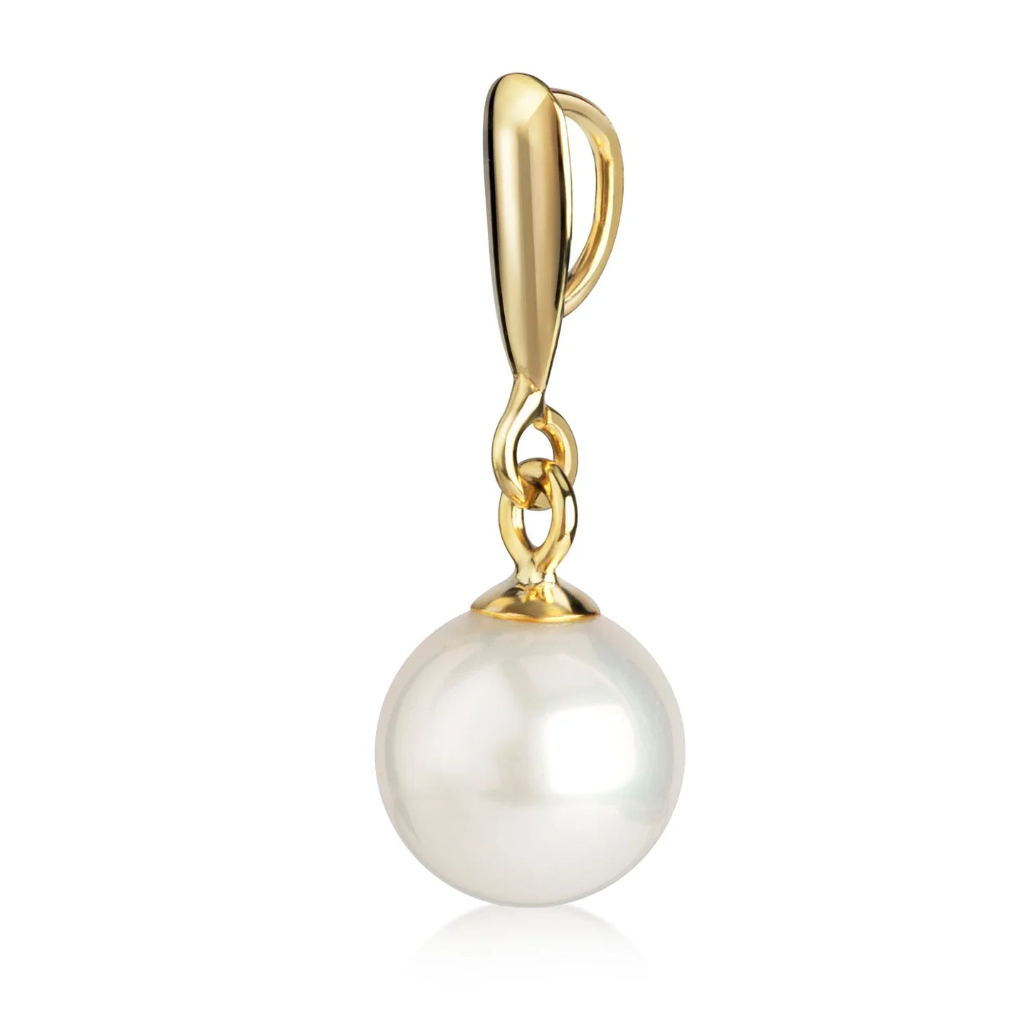 Anhänger Süßwasser-Zuchtperle 6,5-7mm Gold 333/000 - MeinSchmuckShop