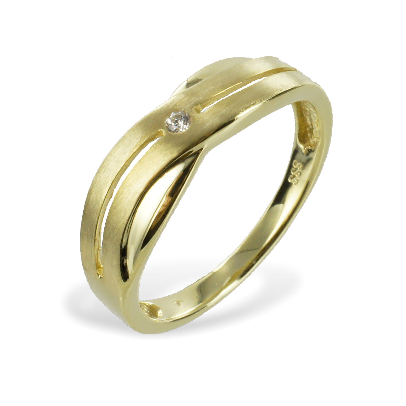 Ring mit Zirkonia - Gold 333/000 - MeinSchmuckShop