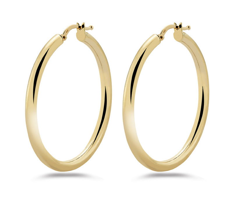 Creolen Ø 36/3mm Gold 585/000 - MeinSchmuckShop