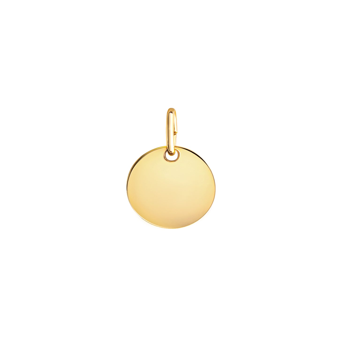 585/- Gold Anhänger Gravurplatte