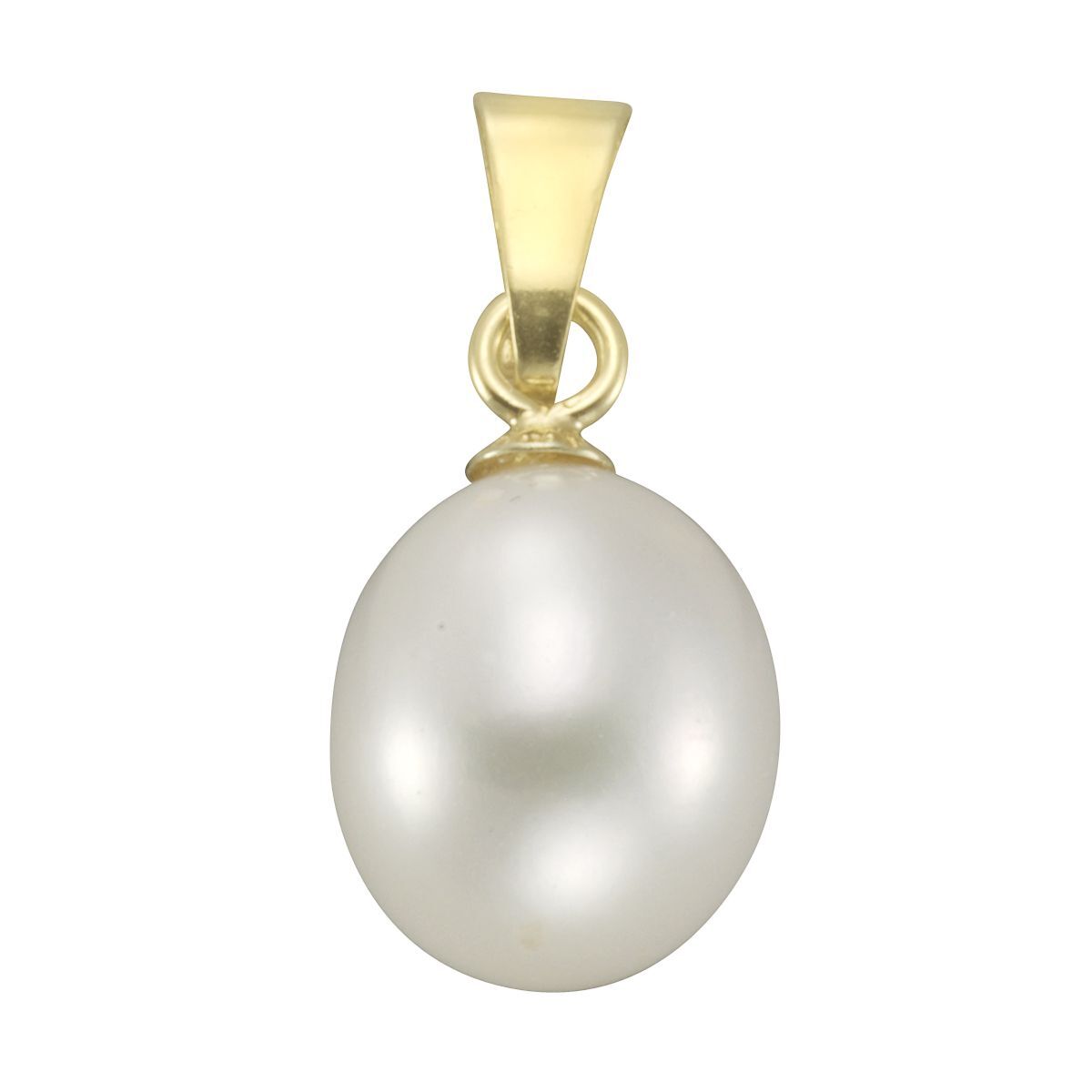 375/- Gold Süßwasserzuchtperle 8-9mm