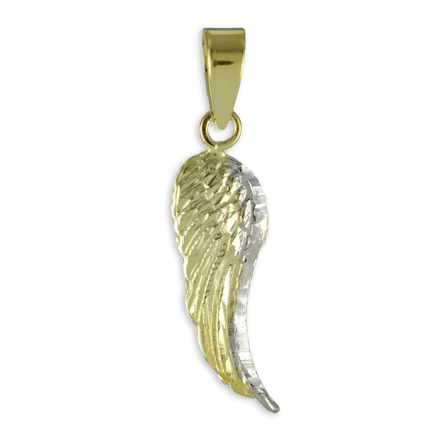 Anhänger Flügel Bicolor Gold 333/000 - MeinSchmuckShop