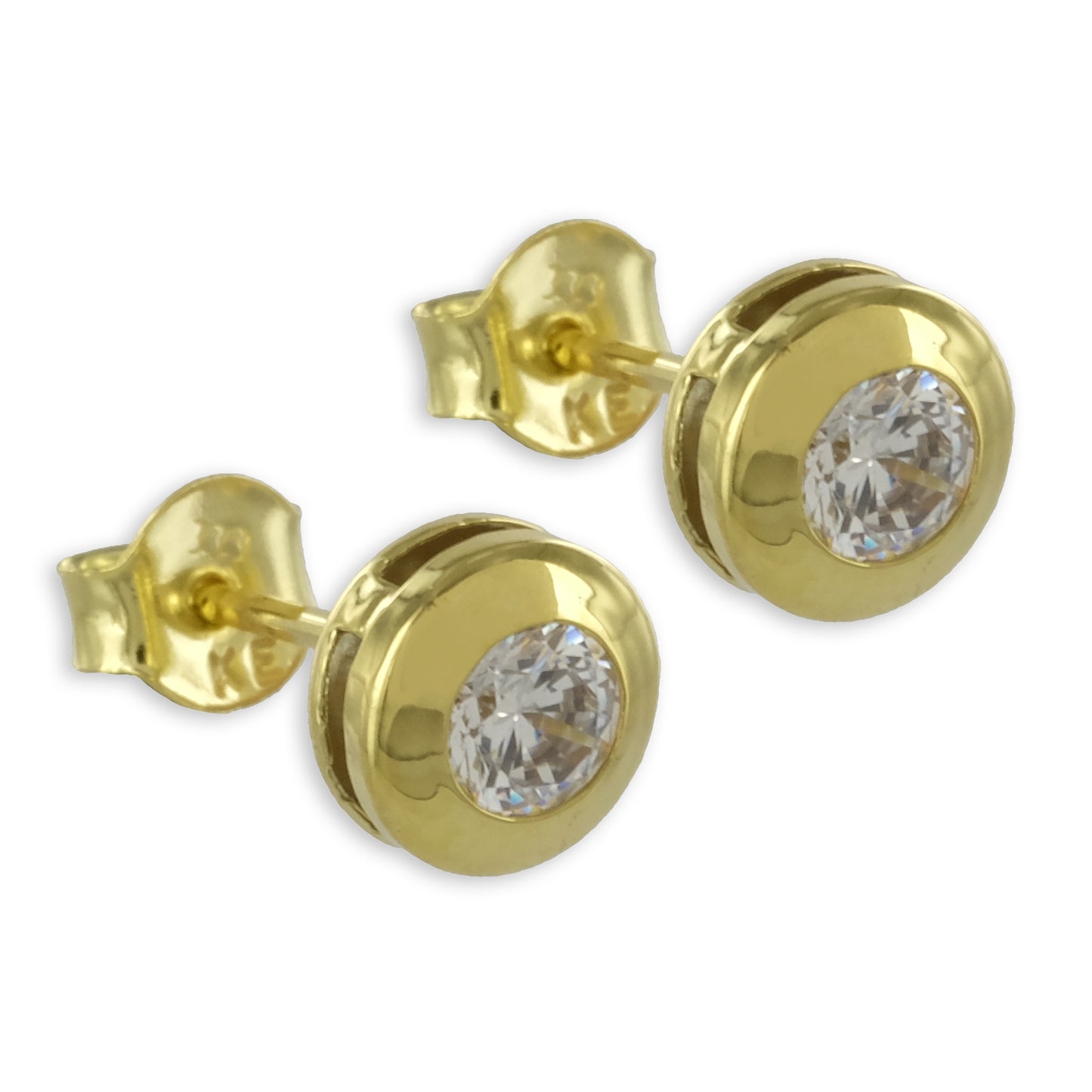 Ohrstecker Zirkonia 4mm Gold 333/000 - MeinSchmuckShop
