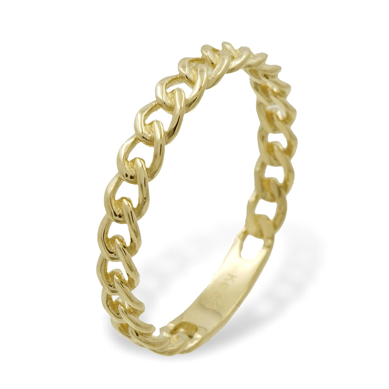 Kettenring 3mm breit Gold 333/000 - MeinSchmuckShop