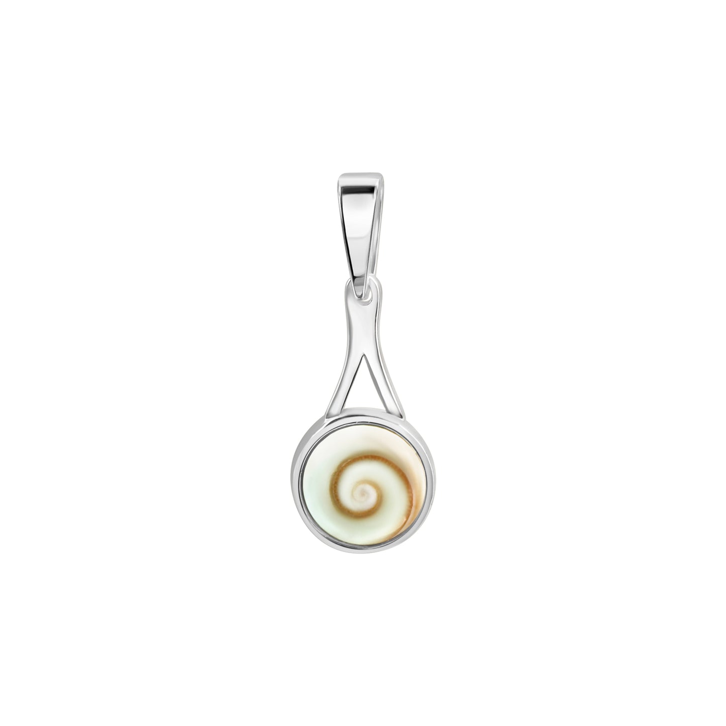 925/- Sterling Silber rhodiniert 1 Meeresauge