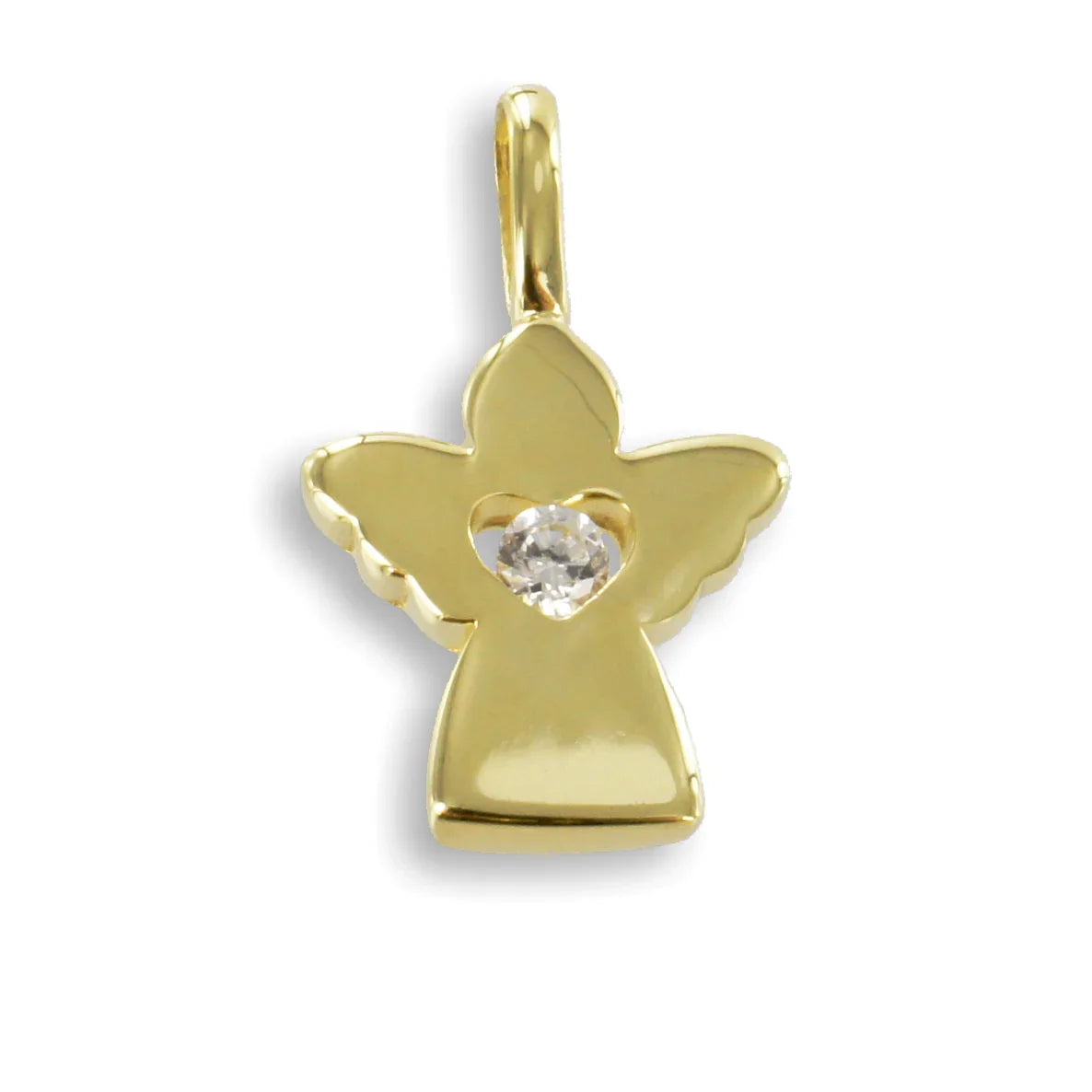 Anhänger Engel mit Zirkonia - Gold 333/000 - MeinSchmuckShop