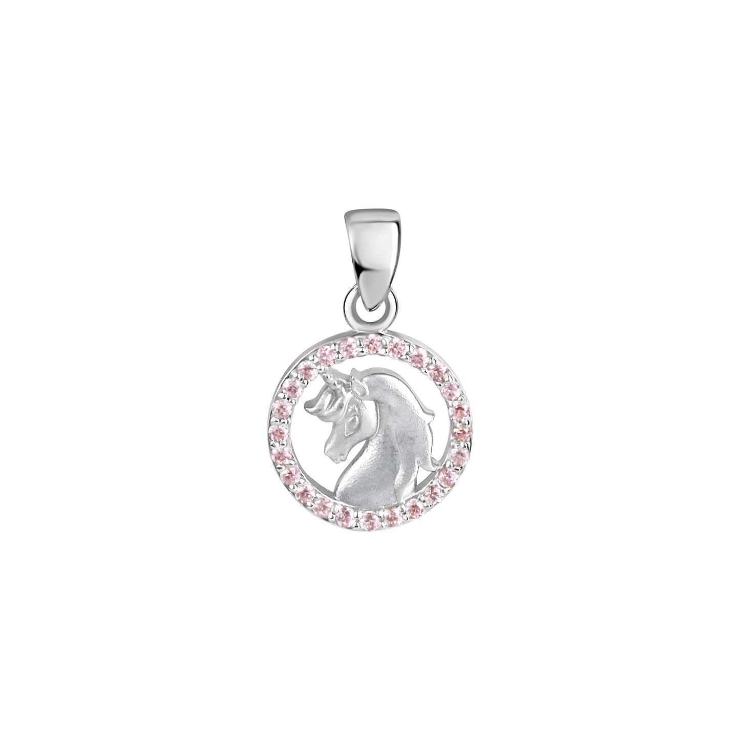 Anhänger aus 925/- Sterling-Silber, rhodiniert, mit Zirkonia. - MeinSchmuckShop