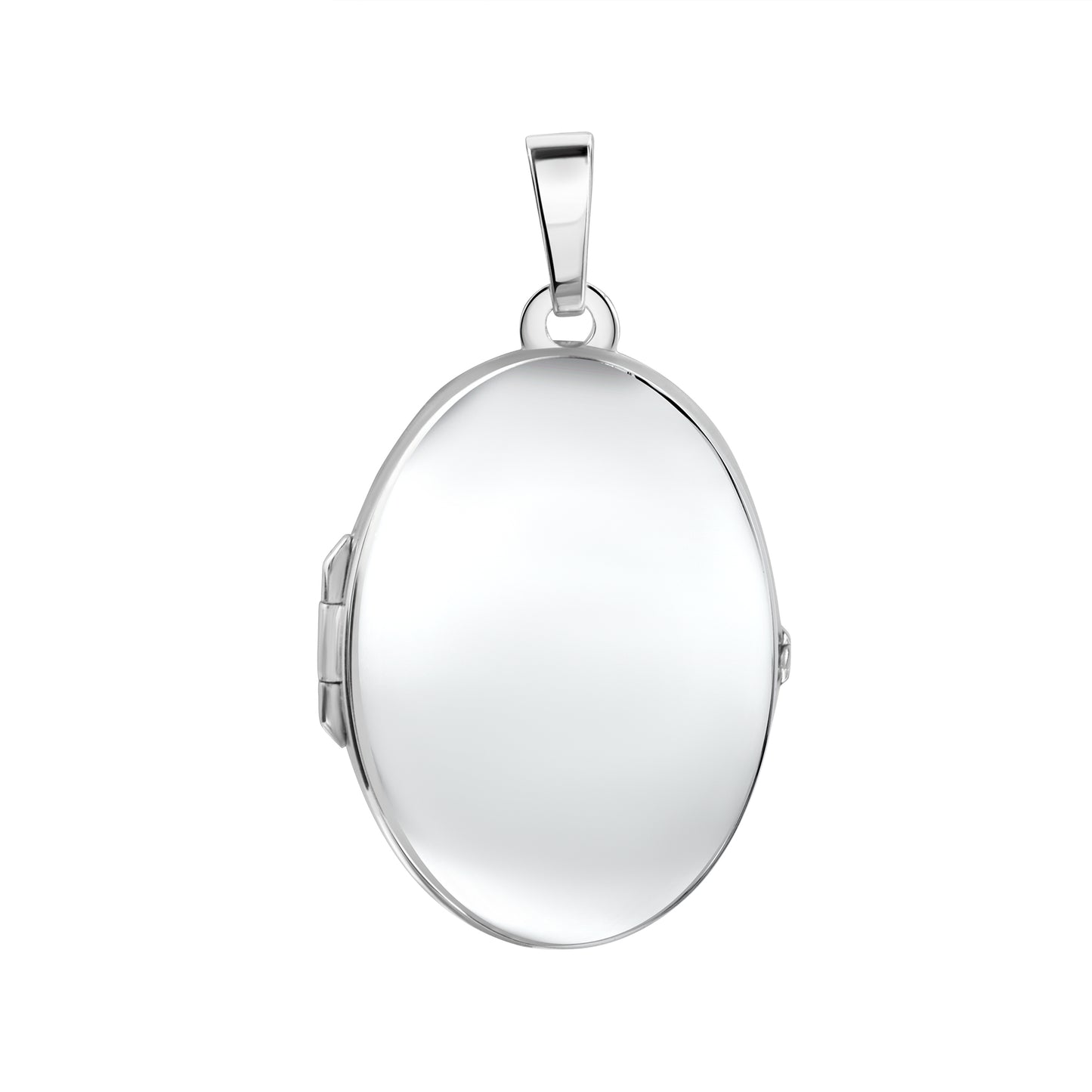 925/- Sterling Silber rhodiniert oval