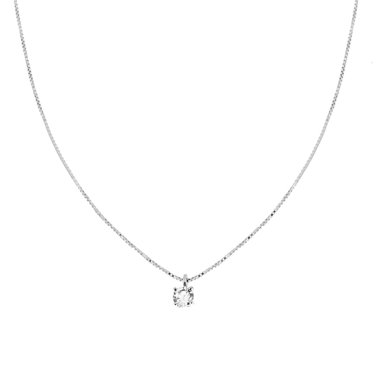 Venezianische Kette diamantiert mit Lichtpunkt, 4 mm, aus 925er Silber, rhodiniert - MeinSchmuckShop