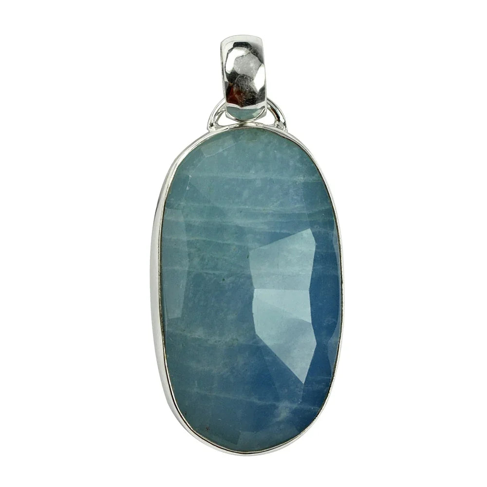 Anhänger Aquamarin facettiert, 3,8cm - MeinSchmuckShop