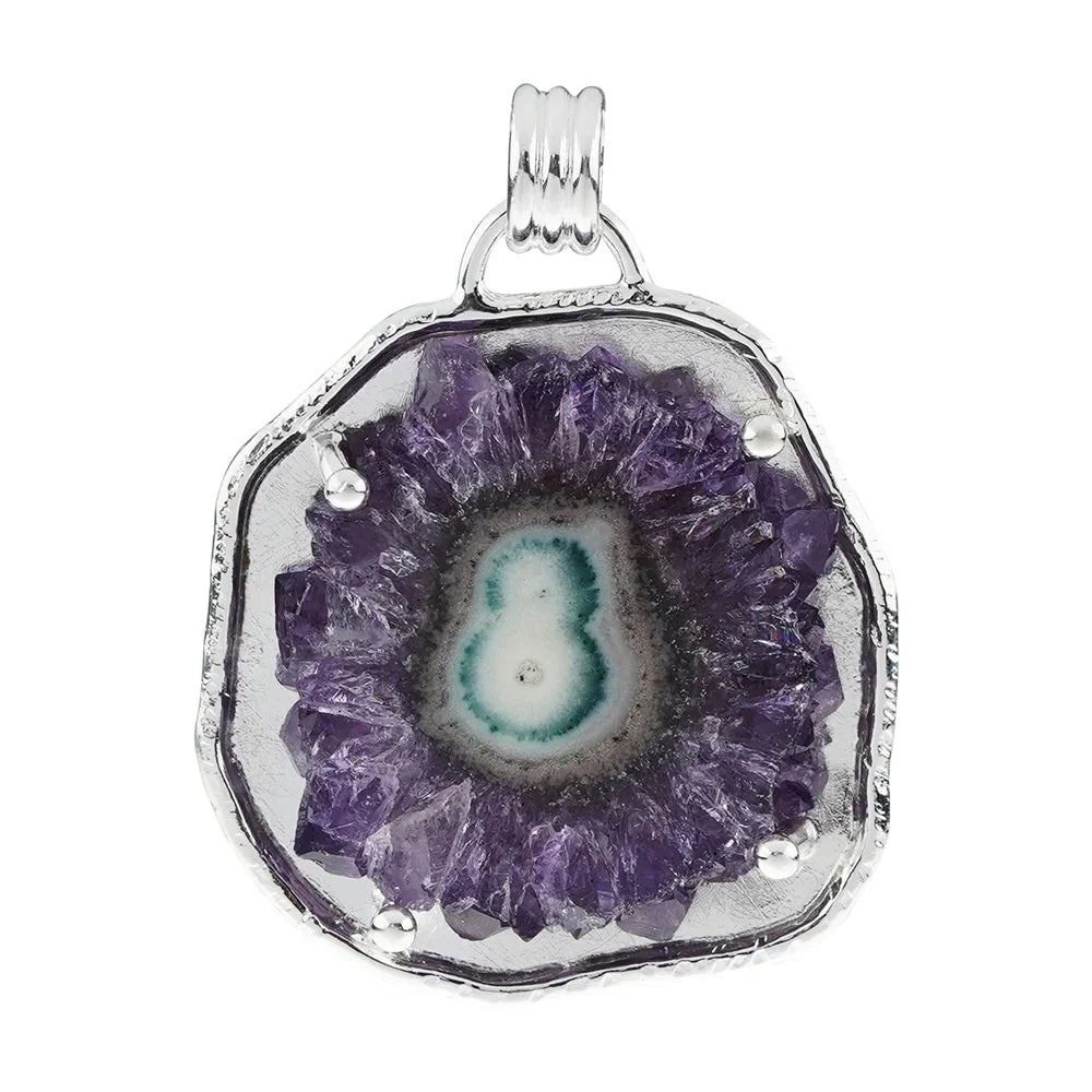 Anhänger Amethyst-Achat-Querschnitt, 6,0cm - MeinSchmuckShop