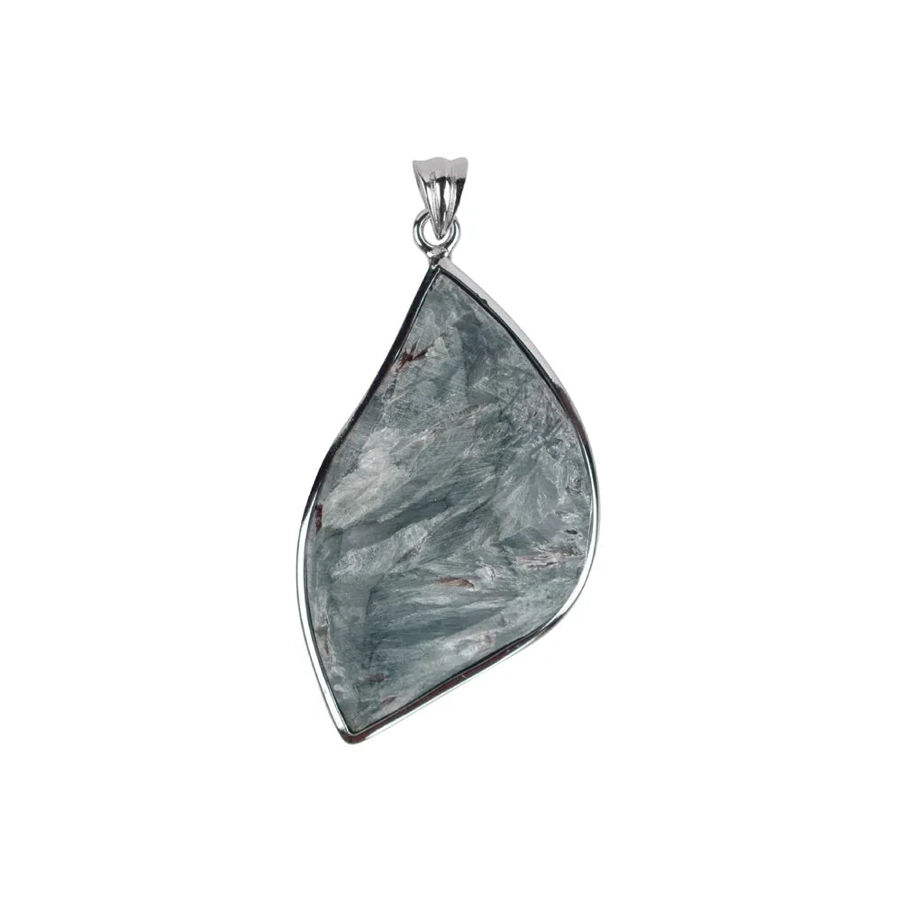 Anhänger Serafinit, 4,8cm, rhodiniert - MeinSchmuckShop