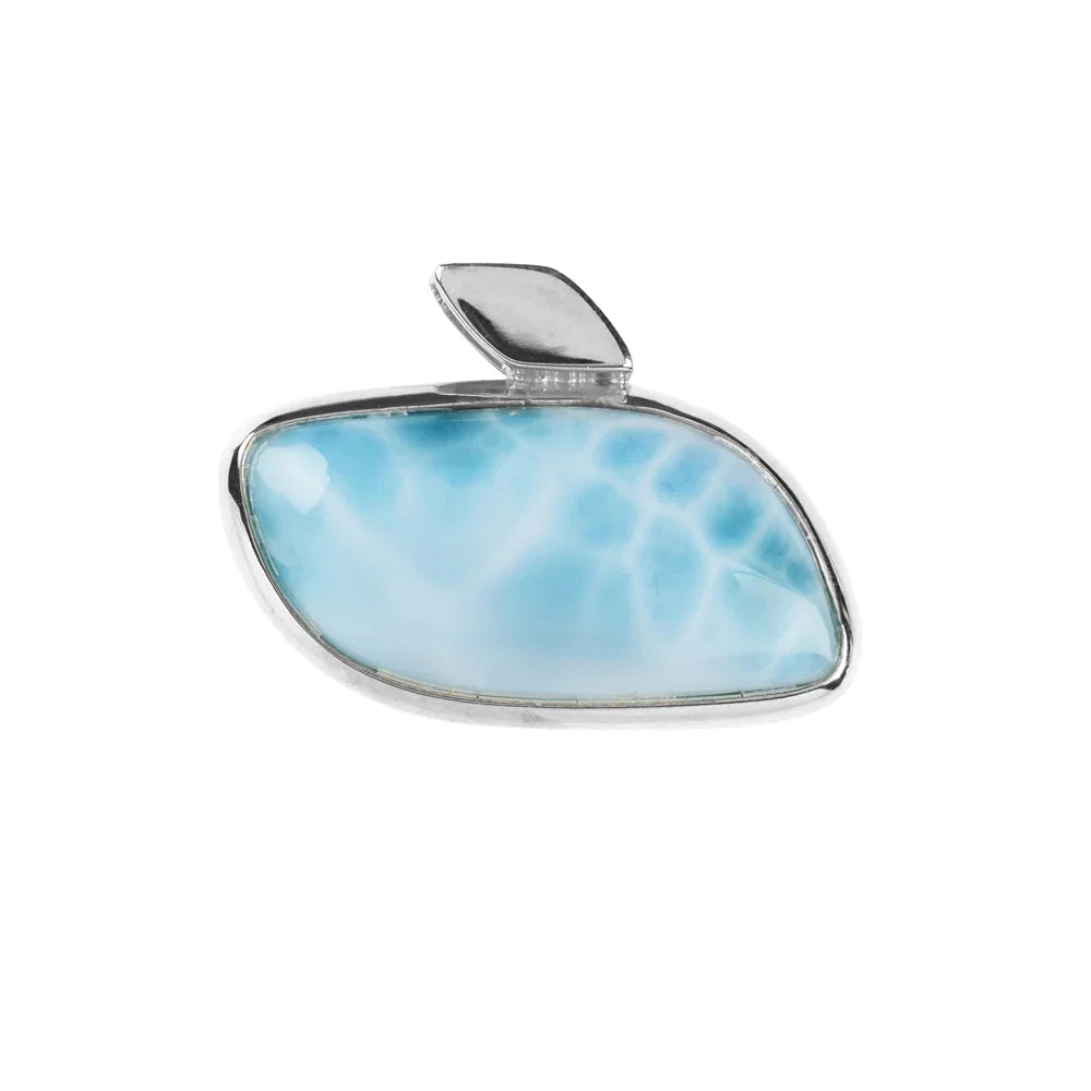 Anhänger Larimar Flügel (20 x 34mm), 2,5 x 4,0cm, platiniert - MeinSchmuckShop