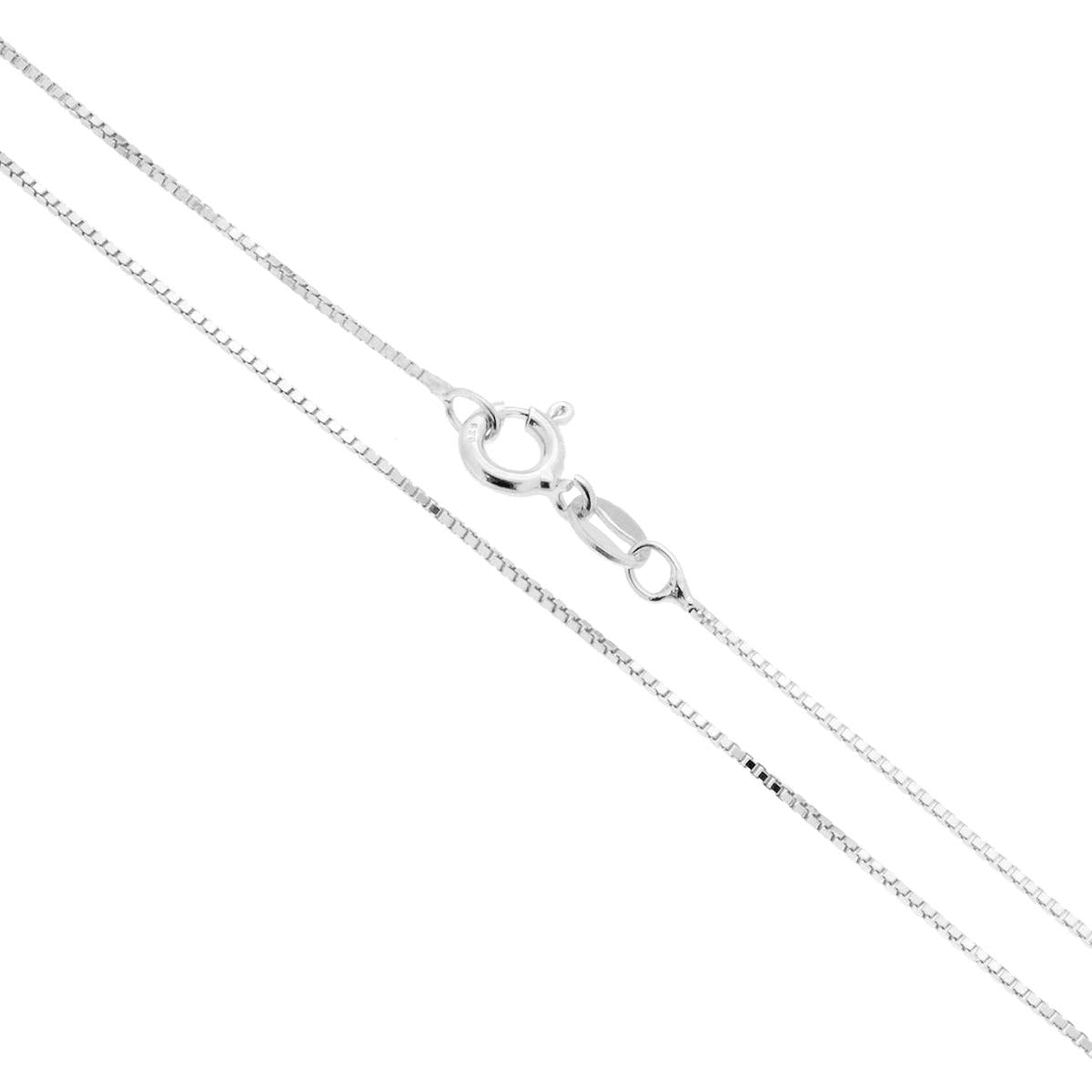 Venezianische Diamantierte Kette 015 Querschnitt 0,8 mm Länge 40 cm in Silber 925 - MeinSchmuckShop
