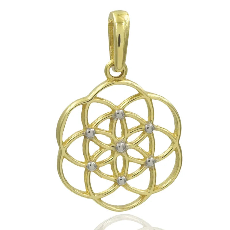 Anhänger Lebensblume Gold 333/000 - MeinSchmuckShop