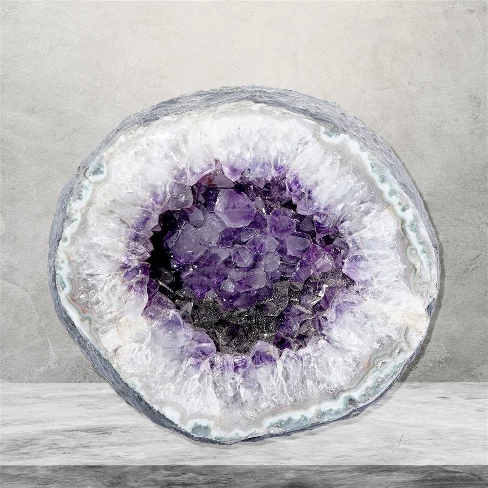 Amethyst-Höhle, 13cm, Unikat 536 - MeinSchmuckShop