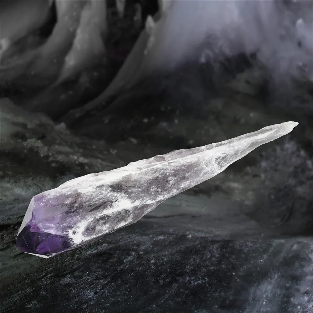 Amethyst-Spitze Unikat 233, 33cm - MeinSchmuckShop