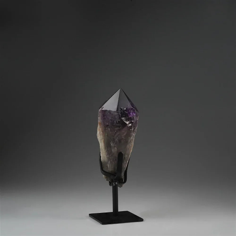Amethyst-Spitze auf Ständer, 22cm, Unikat 263 - MeinSchmuckShop