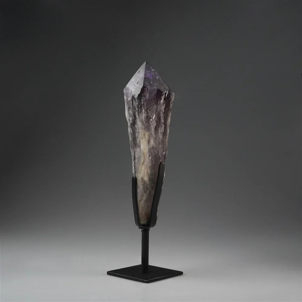 Amethyst-Spitze auf Ständer, 28cm, Unikat 264 - MeinSchmuckShop