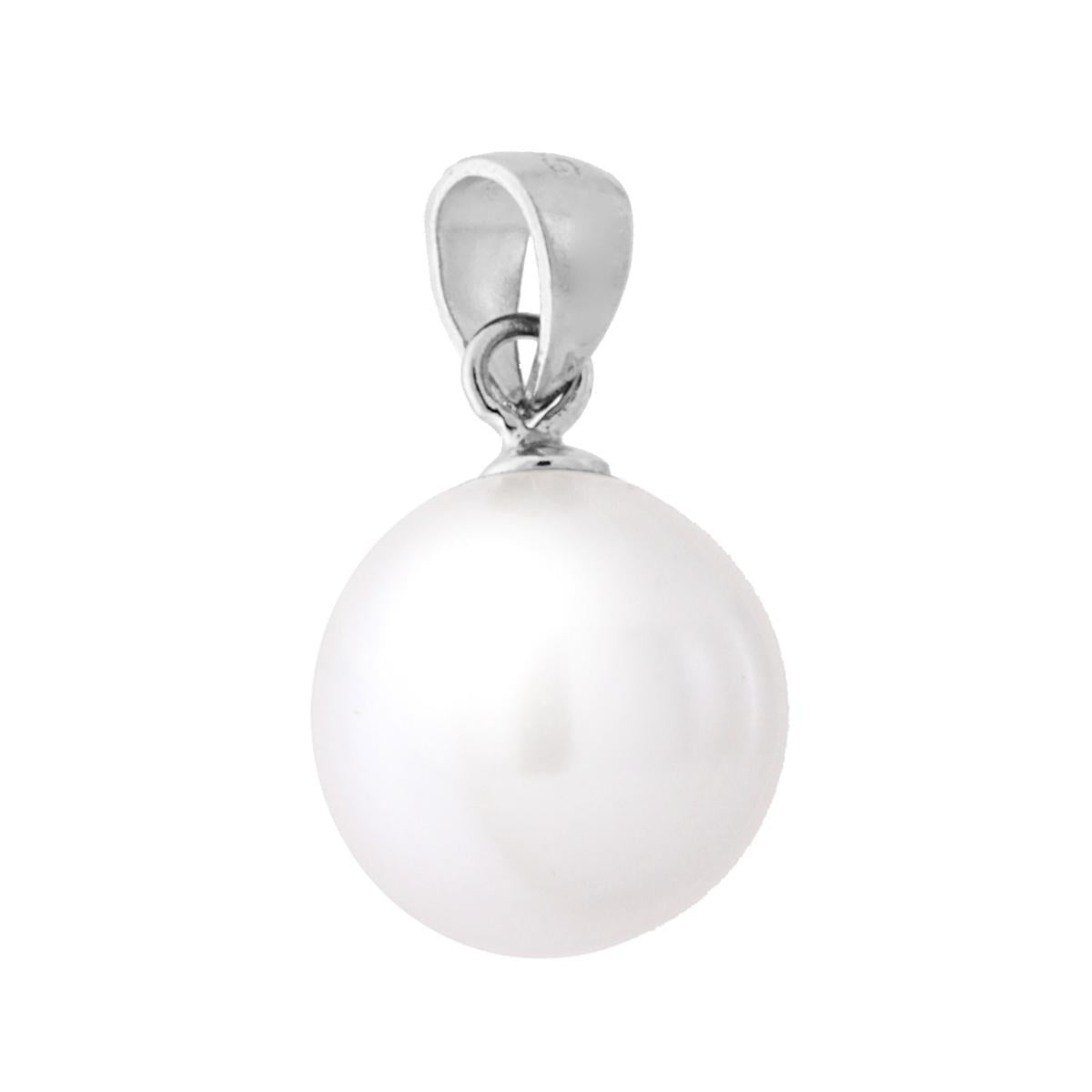 Anhänger Perlato-Glas-Perle, mm 12, Silber 925, rhodiniert - MeinSchmuckShop