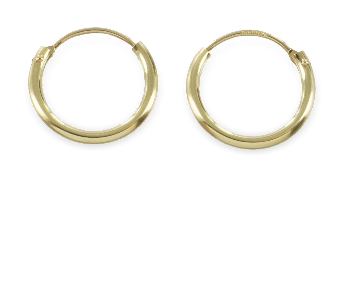 Creolen 13 mm - Gold 585/000 - MeinSchmuckShop