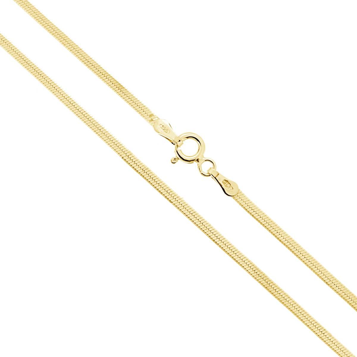 Kette Magik Diamantata 025 Querschnitt 1,9 mm, Länge 40 cm, Silber 925, galvanisch Gold. - MeinSchmuckShop