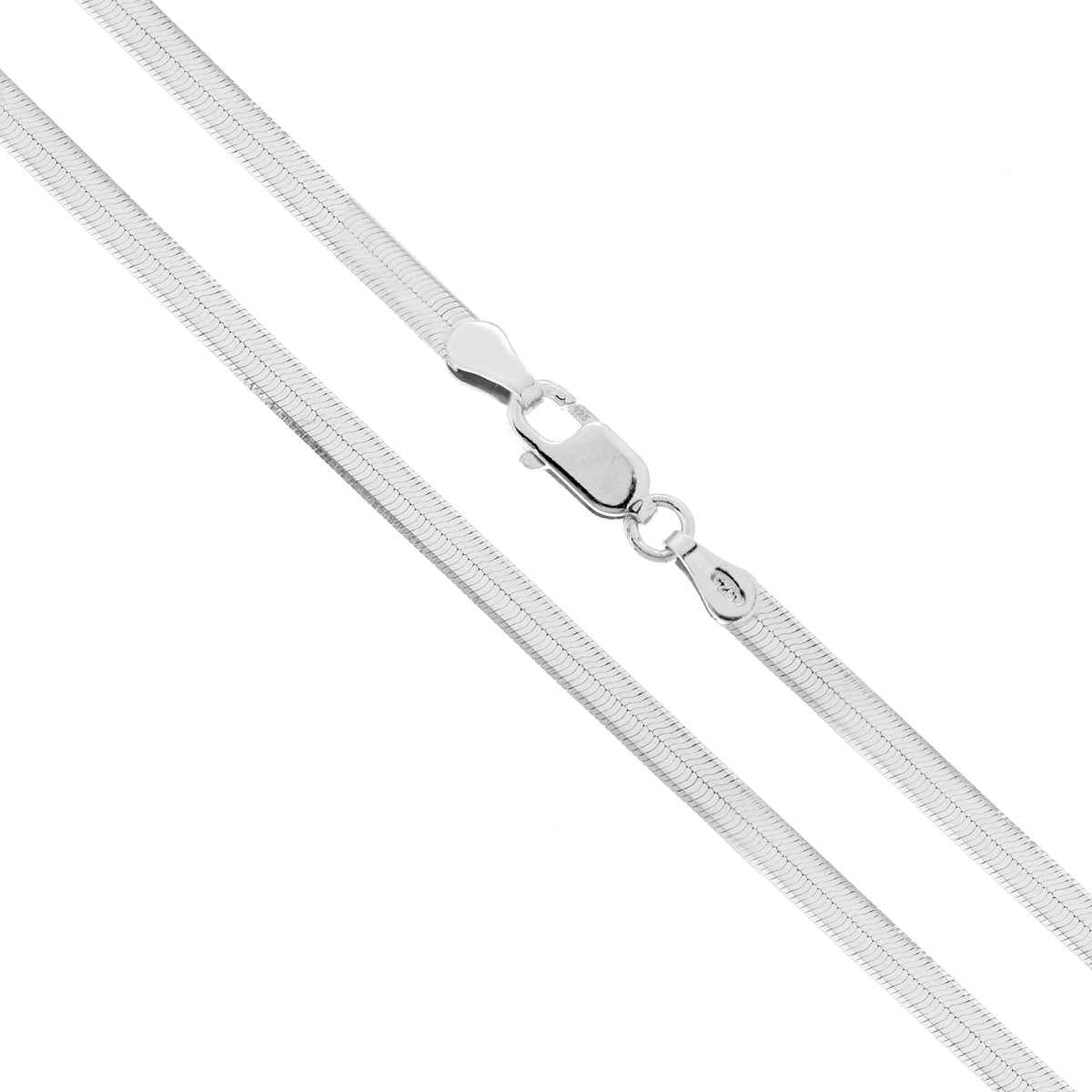 Magik-Diamantkette 040, Durchmesser 3,3 mm, Länge 40 cm, in Silber 925 galvanisch rhodiniert - MeinSchmuckShop