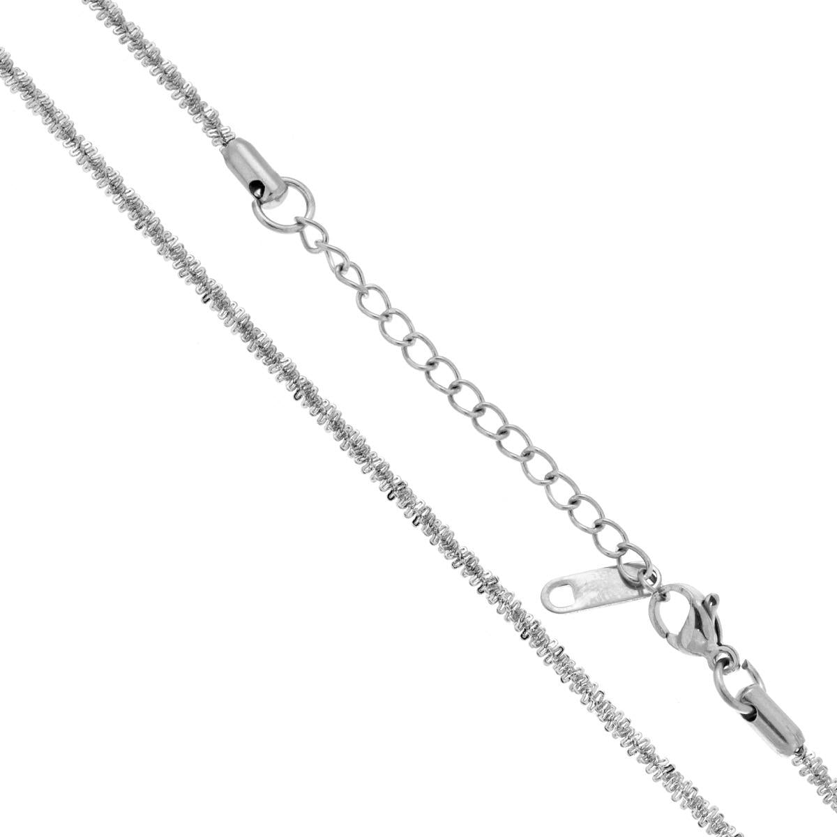 Kette Kette Scheibe Abschnitt mm 2,5 Länge 40+5 cm aus Stahl - MeinSchmuckShop