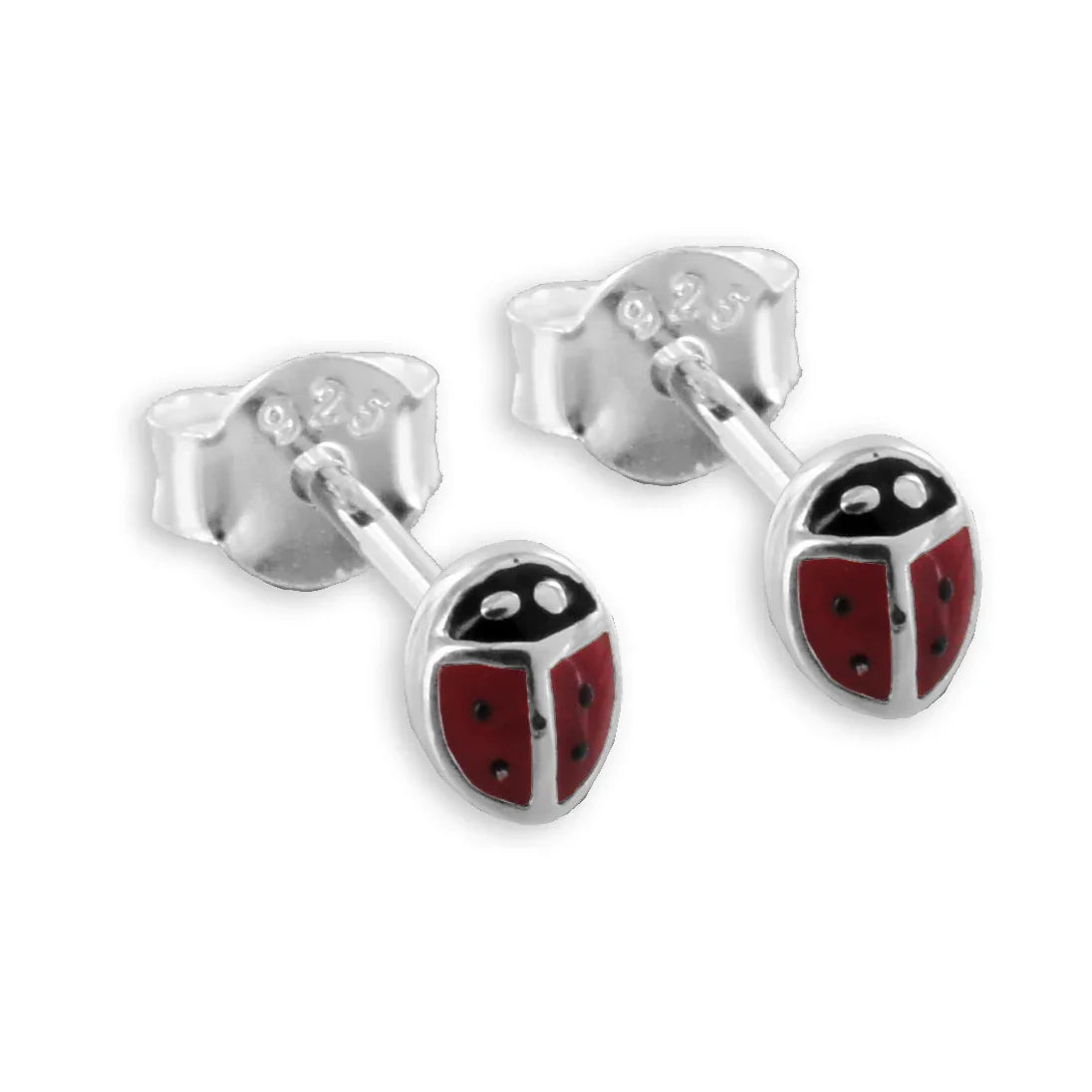 Ohrstecker Marienkäfer - Silber 925/000 - MeinSchmuckShop