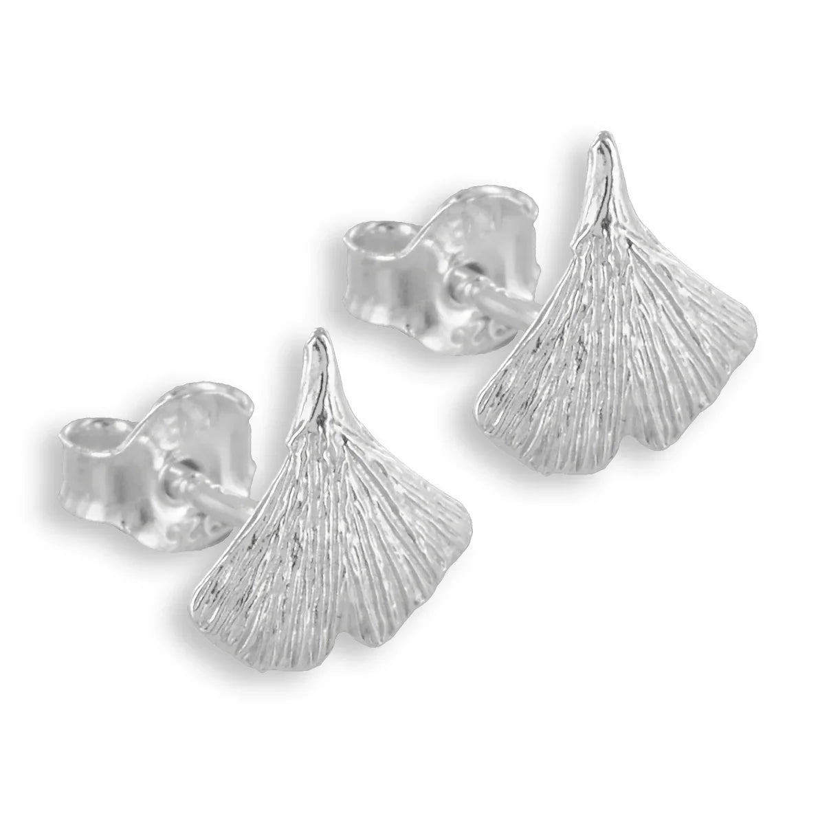 Ohrstecker Ginkgoblatt Echt Silber 925/000 - MeinSchmuckShop