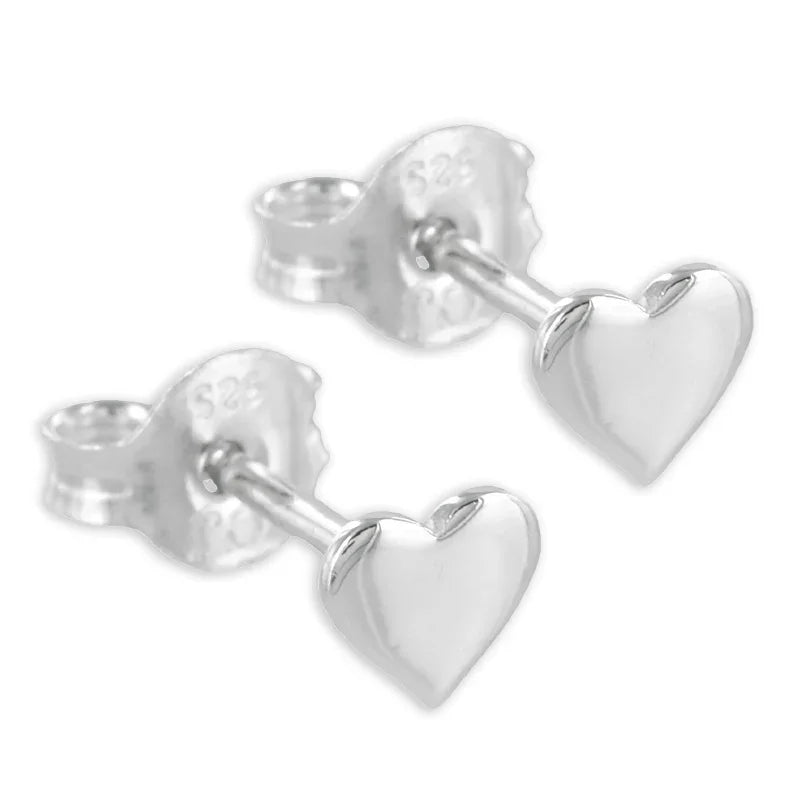 Ohrstecker Herz 5mm Echt Silber 925/000 - MeinSchmuckShop