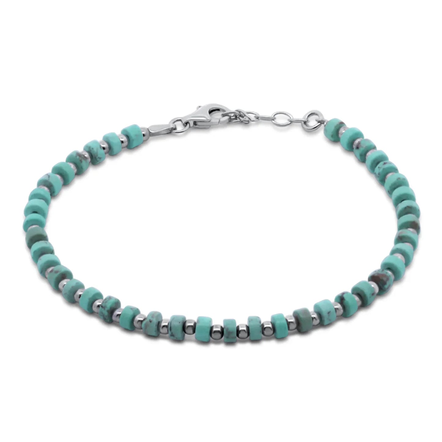 Armband mit Türkis Silber 925/000 rhodiniert - MeinSchmuckShop
