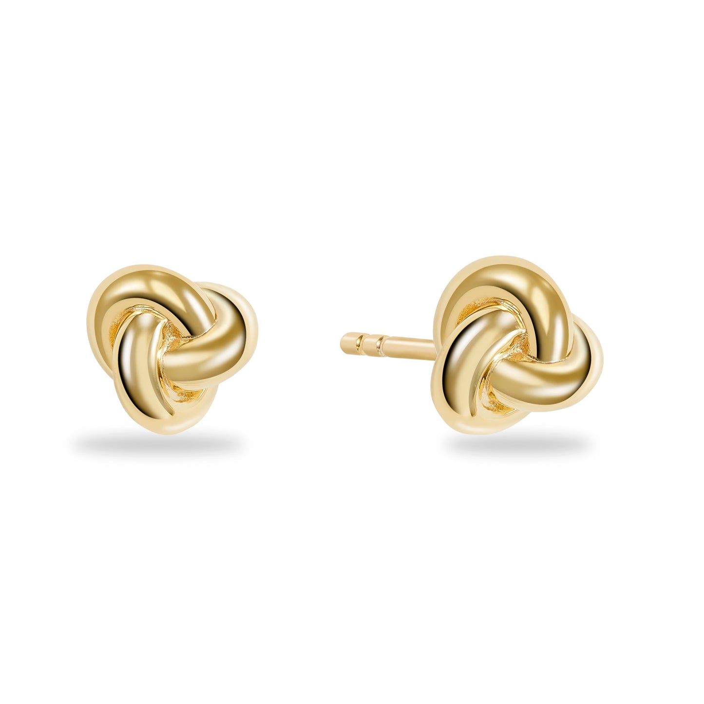 Ohrstecker Knoten 7,5mm Gold 333/000 - MeinSchmuckShop