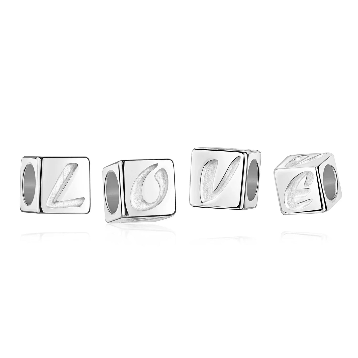 Anhänger Würfel LOVE Silber 925/000 - MeinSchmuckShop