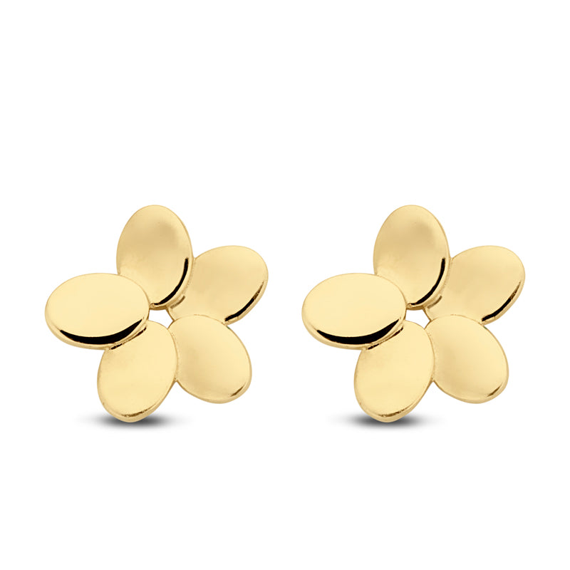 Ohrstecker Blume Gold 585/000 - MeinSchmuckShop