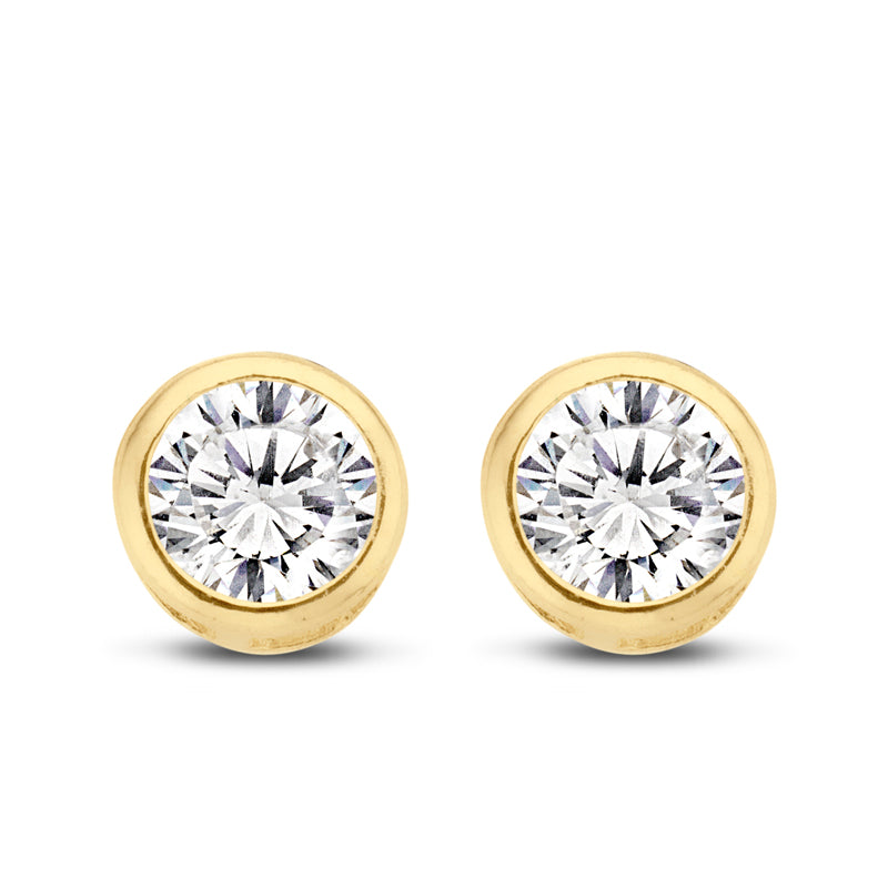 Ohrstecker Zirkonia 3.5mm Gold 585/000 - MeinSchmuckShop