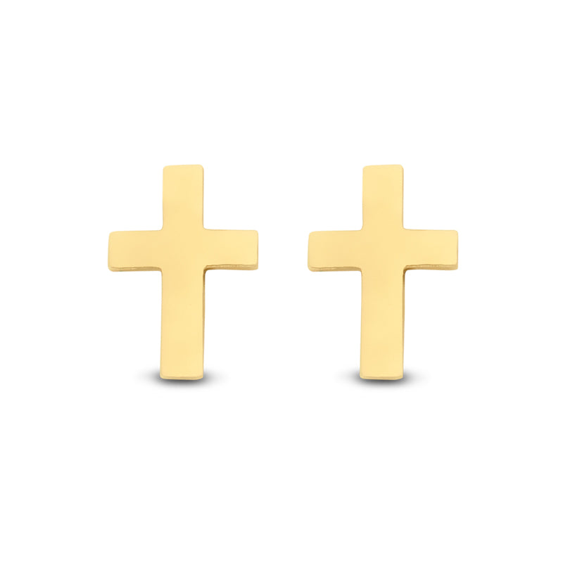 Ohrstecker Kreuz Gold 585/000 - MeinSchmuckShop