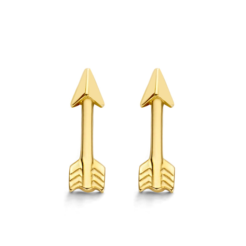 Ohrstecker Pfeil Gold 585/000 - MeinSchmuckShop