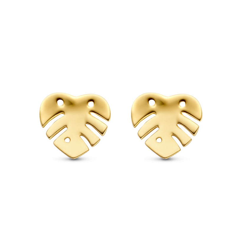 Ohrstecker Blatt Gold 585/000 - MeinSchmuckShop