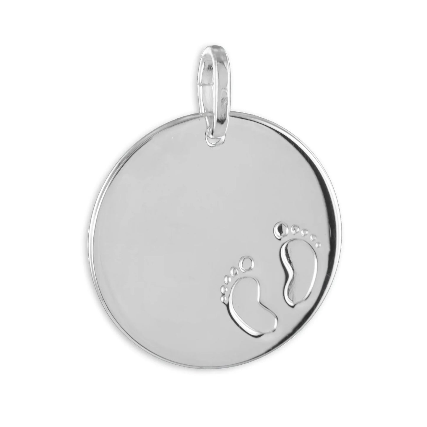 Anhänger Gravurplatte Echt Silber 925/000 - MeinSchmuckShop