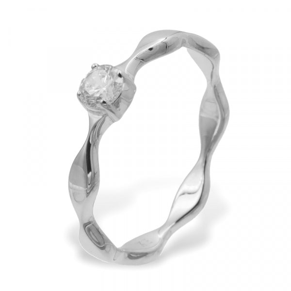 Damenring mit Zirkonia Silber 925/000 - MeinSchmuckShop