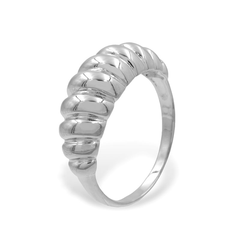 Damenring Croissant Silber 925/000 - MeinSchmuckShop