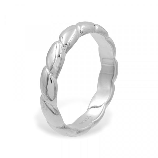 Damenring twisted Silber 925/000 - MeinSchmuckShop