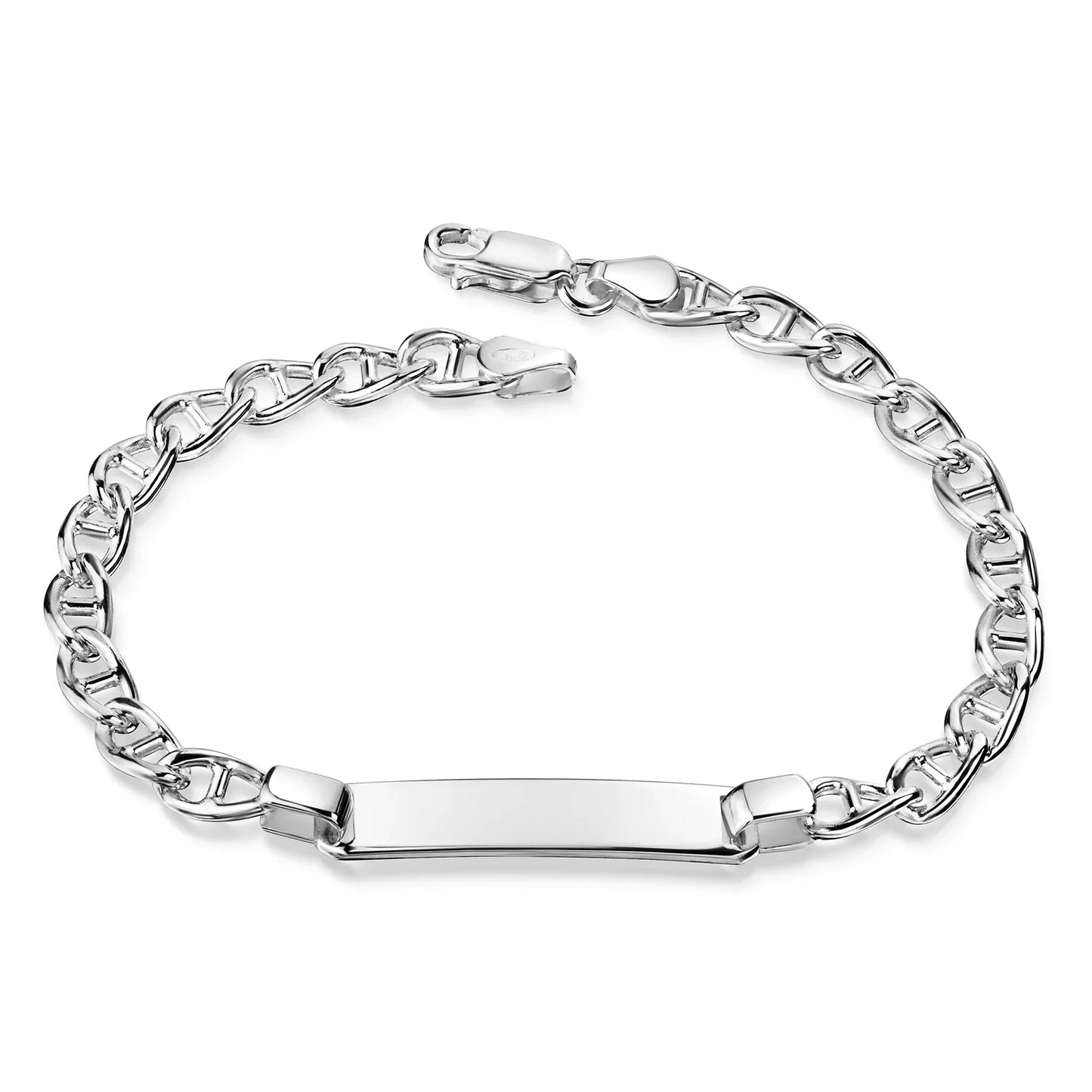ID-Stegpanzerarmband - Silber 925/000 - MeinSchmuckShop