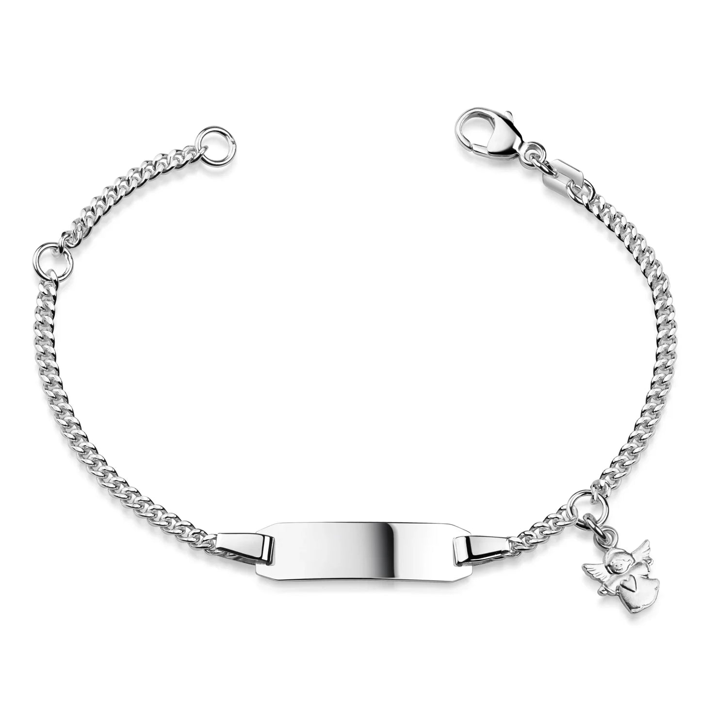 Baby/Kinder-Schildarmband mit Engel - 925/000 - MeinSchmuckShop