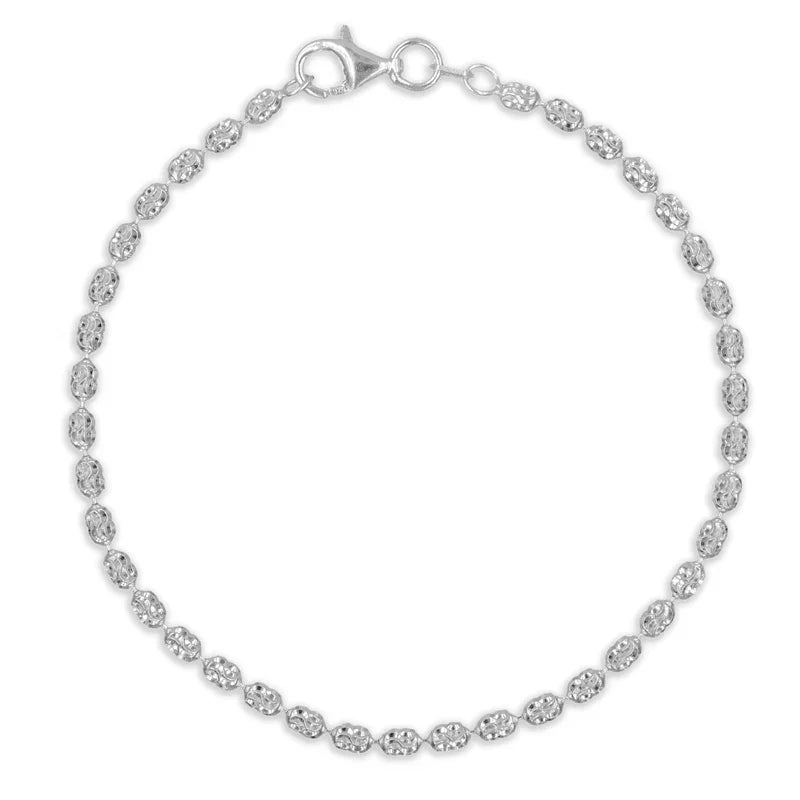 Kugelarmband oval Silber 925/000 - MeinSchmuckShop