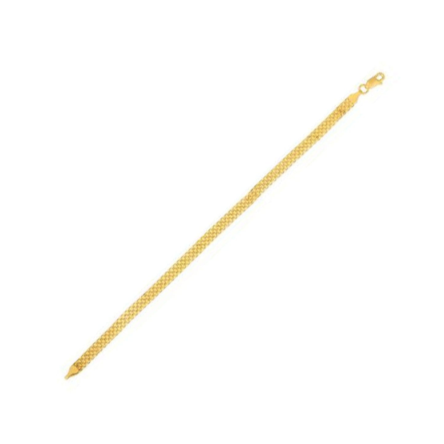 14k Yellow Gold Bismark Chain (4.70 mm) - MeinSchmuckShop
