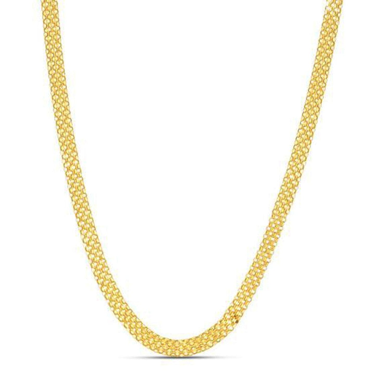 14k Yellow Gold Bismark Chain (4.70 mm) - MeinSchmuckShop