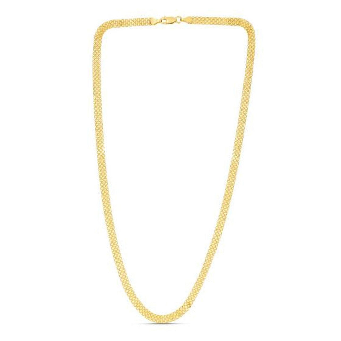 14k Yellow Gold Bismark Chain (4.70 mm) - MeinSchmuckShop